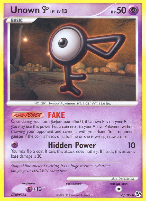 Unown [F] - 56/106 Great Encounters