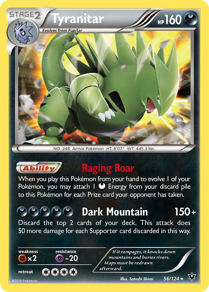 Tyranitar - 56/124 Fates Collide