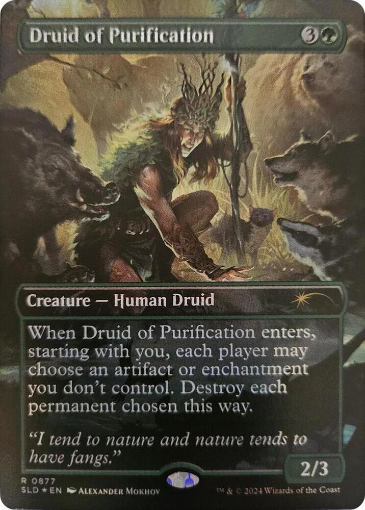Druid of Purification (Rainbow Foil) [Secret Lair Drop Series] 877