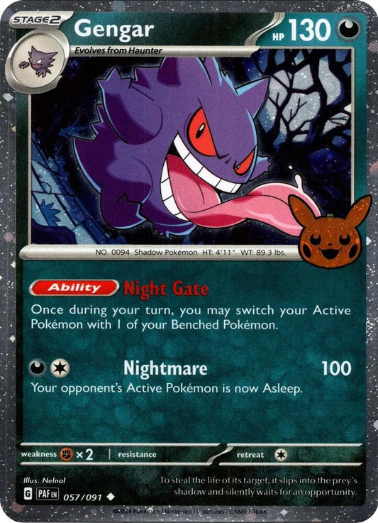 Gengar (Cosmos Holo) [Trick or Trade BOOster Bundle 2024] 057/091