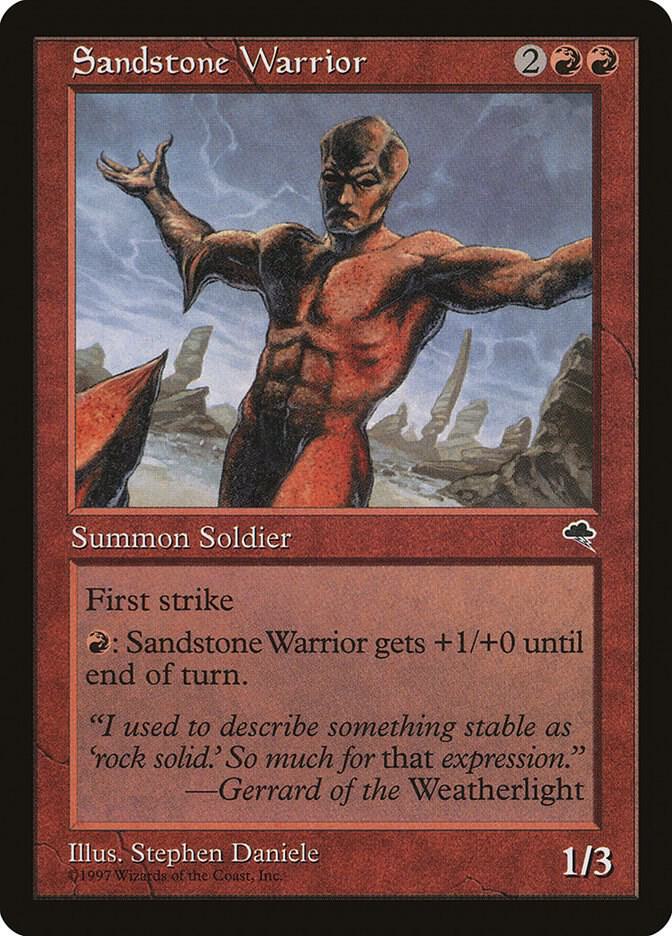 Sandstone Warrior [Tempest] 199