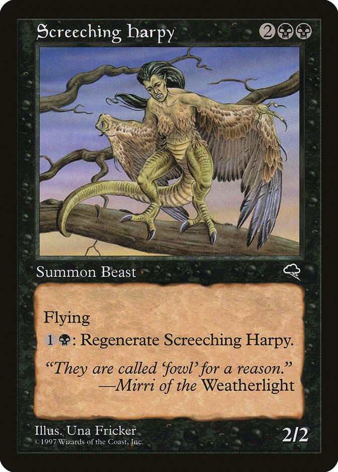 Screeching Harpy [Tempest] 155