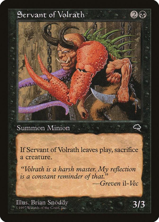 Servant of Volrath [Tempest] 156