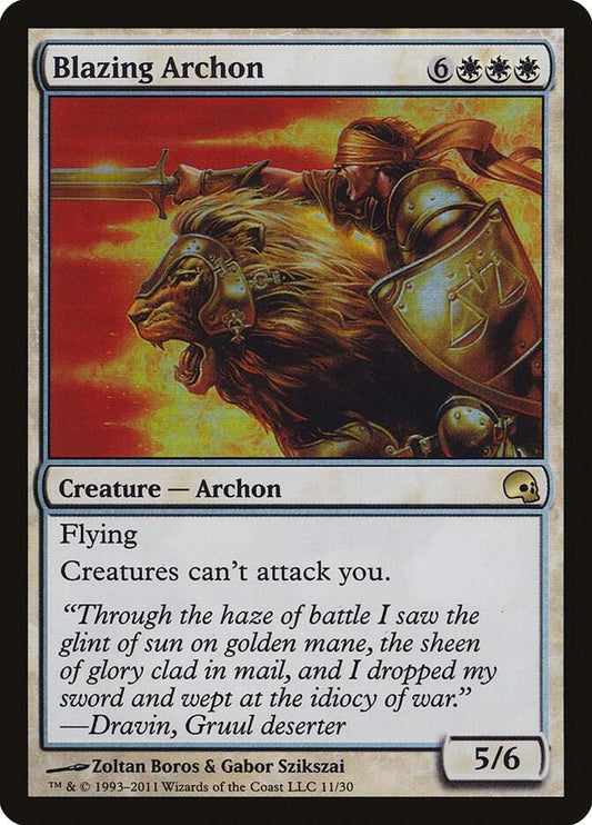 Blazing Archon [Premium Deck Series: Graveborn] 11