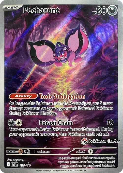 Pecharunt - 129 (Pokemon Center Exclusive) [SV: Scarlet & Violet Promo Cards] 129