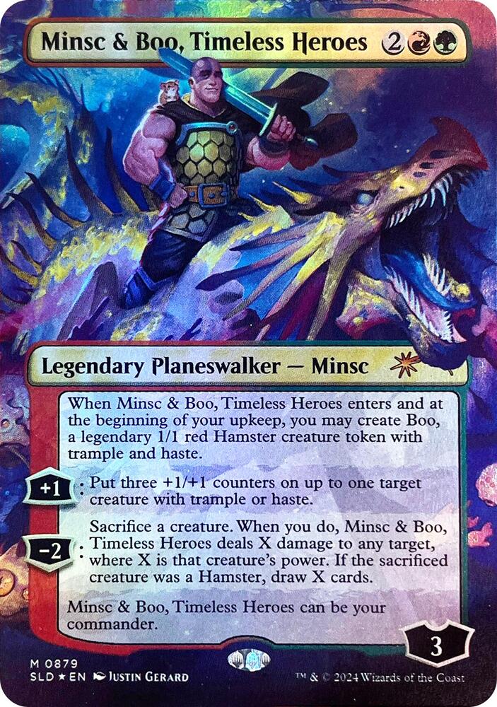 Minsc & Boo, Timeless Heroes (Rainbow Foil) [Secret Lair Drop Series] 879