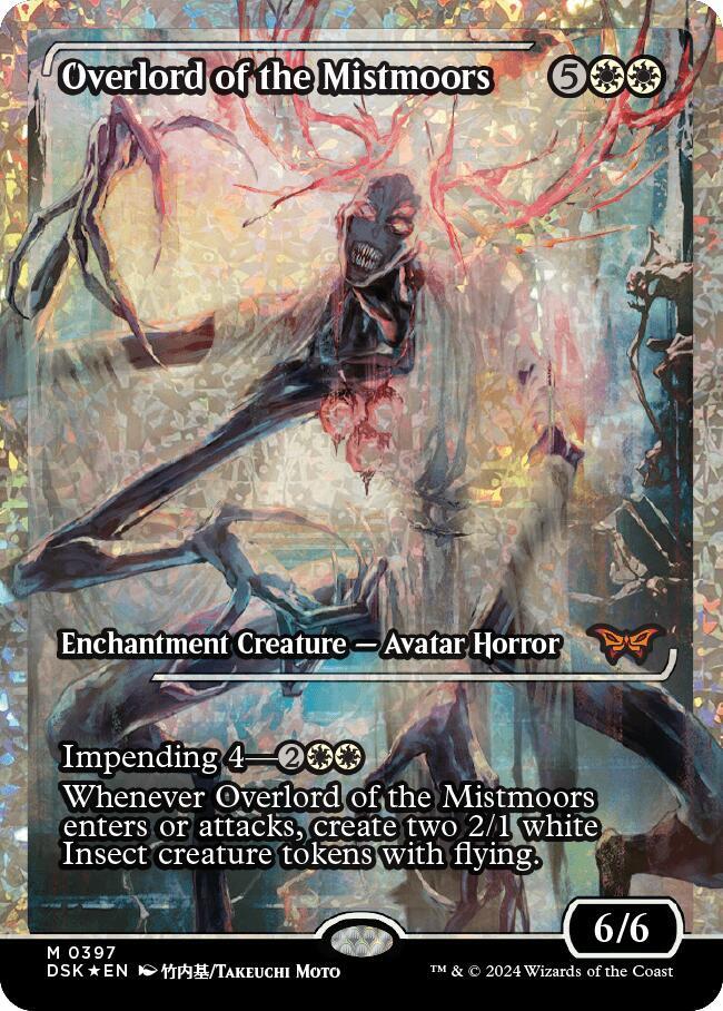 Overlord of the Mistmoors (Showcase) (Fracture Foil) [Duskmourn: House of Horror] 397