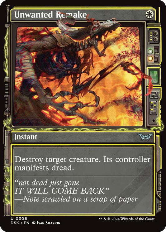 Unwanted Remake (Showcase) [Duskmourn: House of Horror] 306