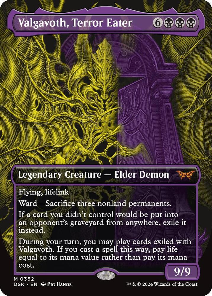 Valgavoth, Terror Eater (Showcase) [Duskmourn: House of Horror] 352