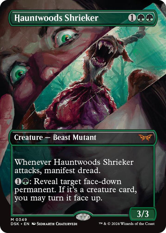 Hauntwoods Shrieker (Borderless) [Duskmourn: House of Horror] 349