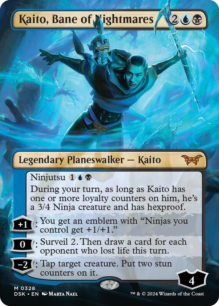 Kaito, Bane of Nightmares (Borderless) [Duskmourn: House of Horror] 328