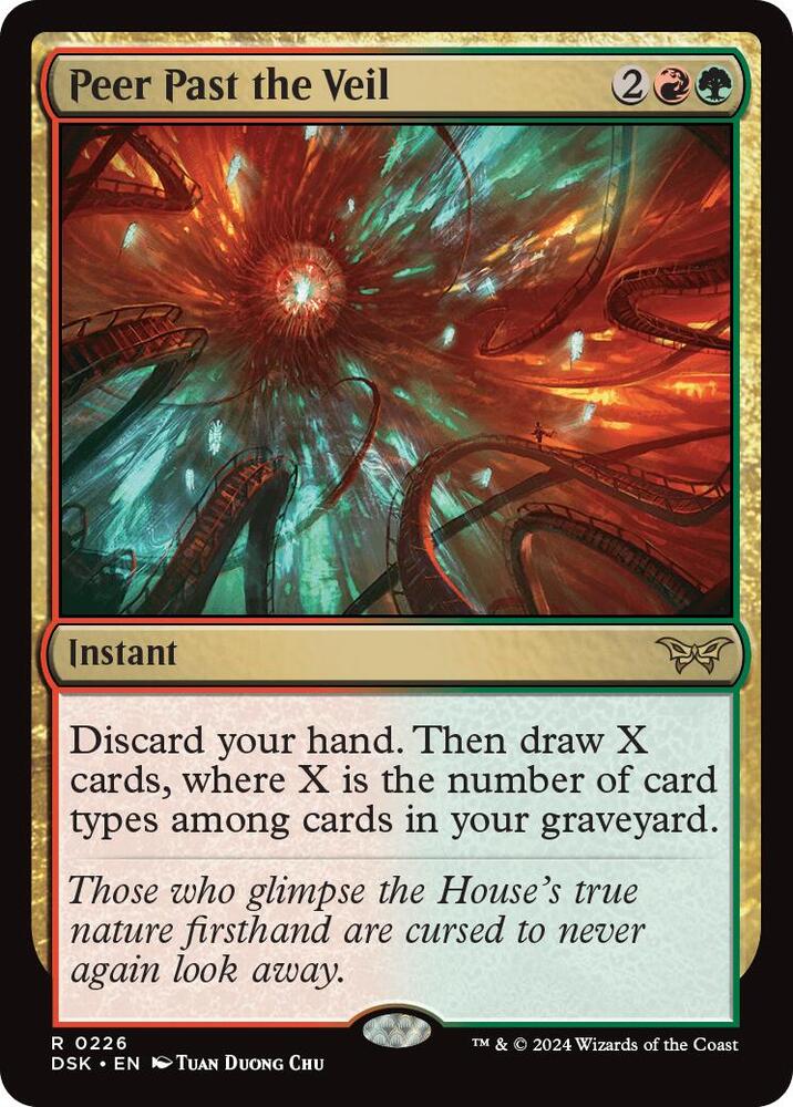 Peer Past the Veil [Duskmourn: House of Horror] 226