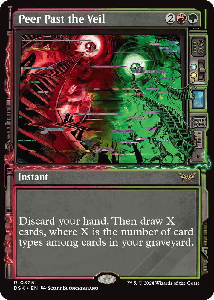 Peer Past the Veil (Showcase) [Duskmourn: House of Horror] 325