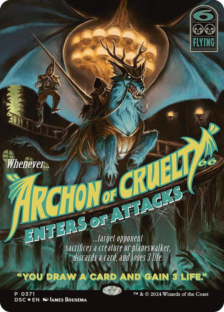 Archon of Cruelty (Showcase) [Commander: Duskmourn: House of Horror] 371