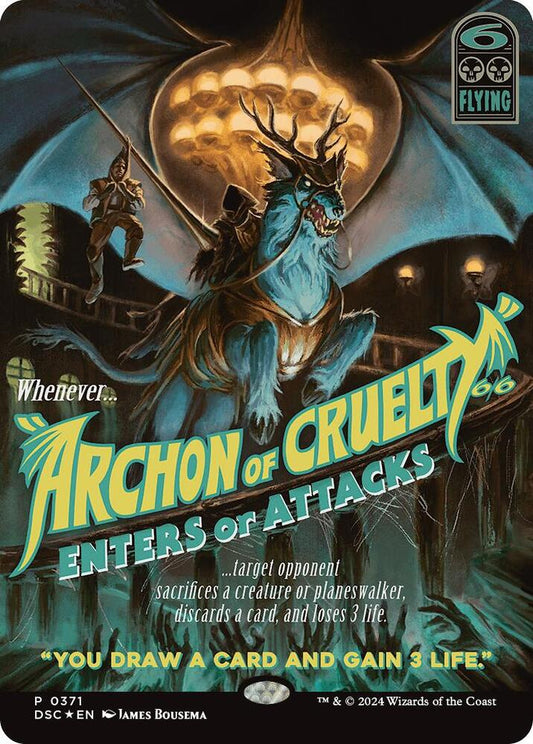 Archon of Cruelty (Showcase) [Commander: Duskmourn: House of Horror] 371