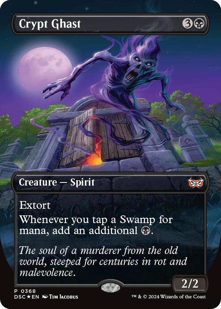 Crypt Ghast (Borderless) [Commander: Duskmourn: House of Horror] 368