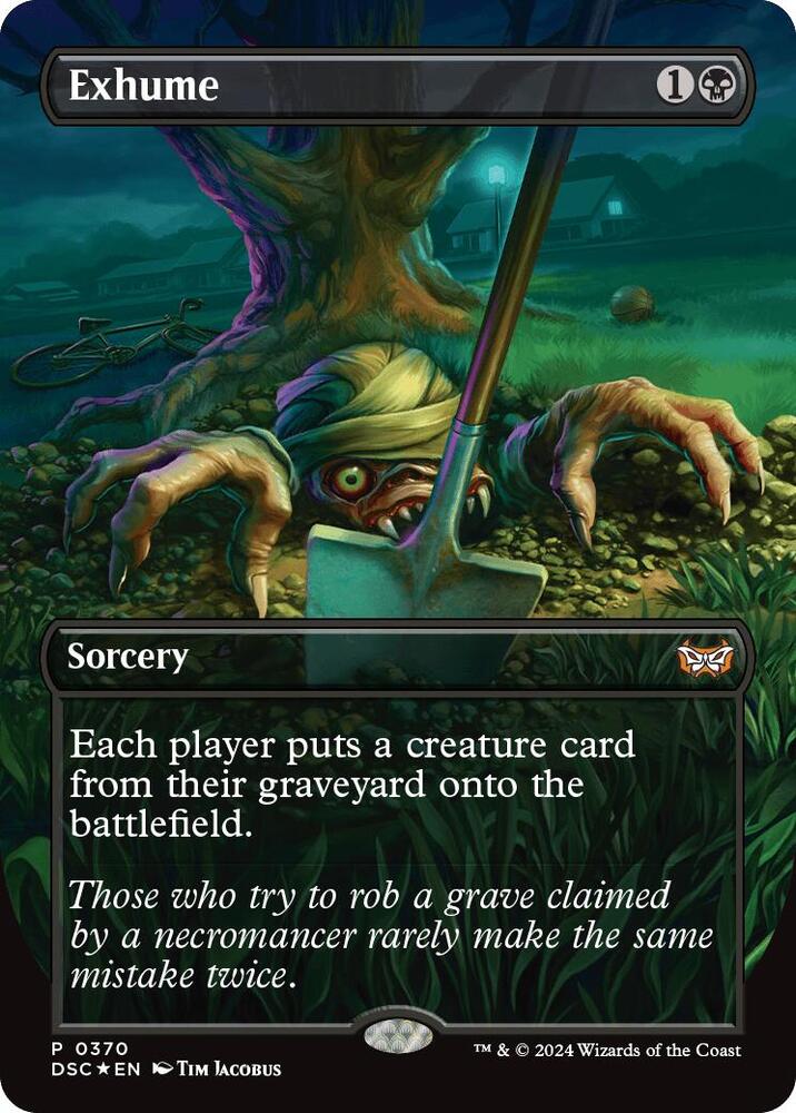 Exhume (Borderless) [Commander: Duskmourn: House of Horror] 370