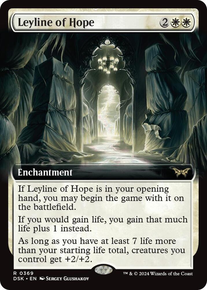 Leyline of Hope (Extended Art) [Duskmourn: House of Horror] 369