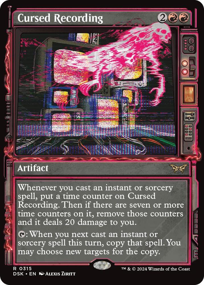 Cursed Recording (Showcase) [Duskmourn: House of Horror] 315