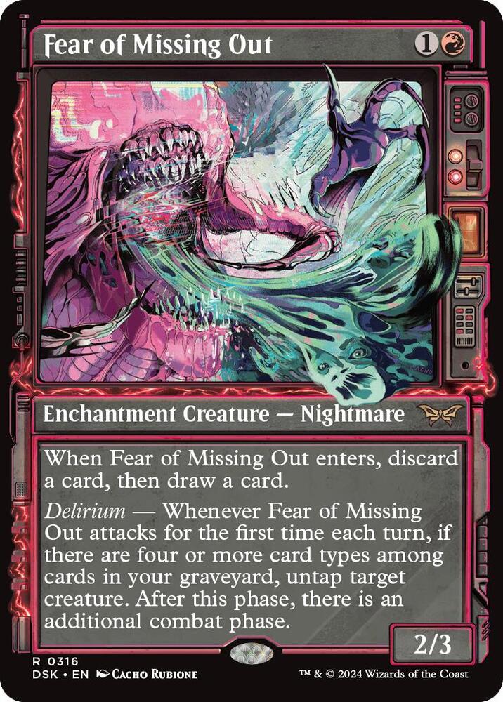 Fear of Missing Out (Showcase) [Duskmourn: House of Horror] 316