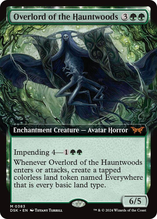 Overlord of the Hauntwoods (Extended Art) [Duskmourn: House of Horror] 383