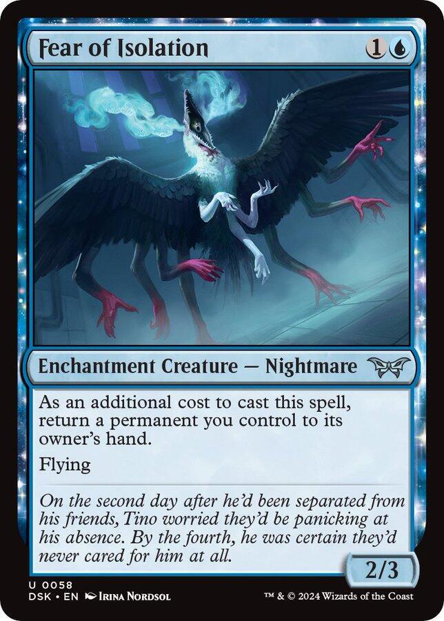 Fear of Isolation [Duskmourn: House of Horror] 58