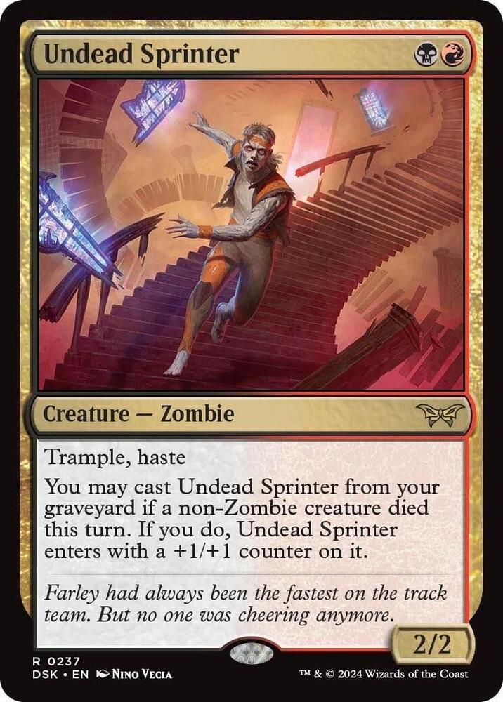 Undead Sprinter [Duskmourn: House of Horror] 237