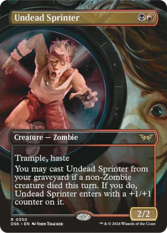 Undead Sprinter (Borderless) [Duskmourn: House of Horror] 350