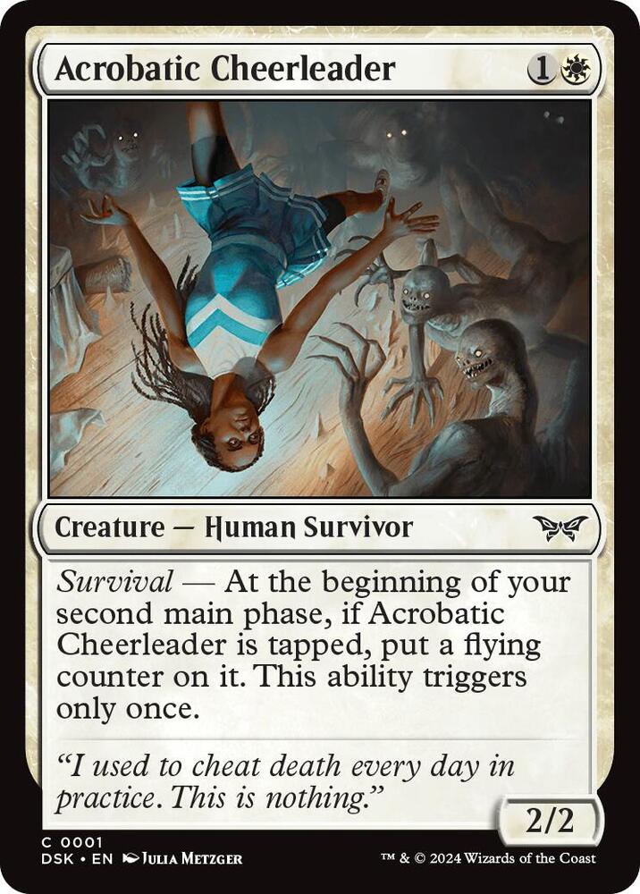 Acrobatic Cheerleader [Duskmourn: House of Horror] 1