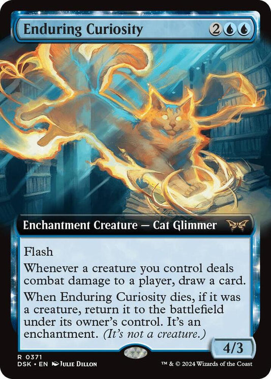 Enduring Curiosity (Extended Art) [Duskmourn: House of Horror] 371