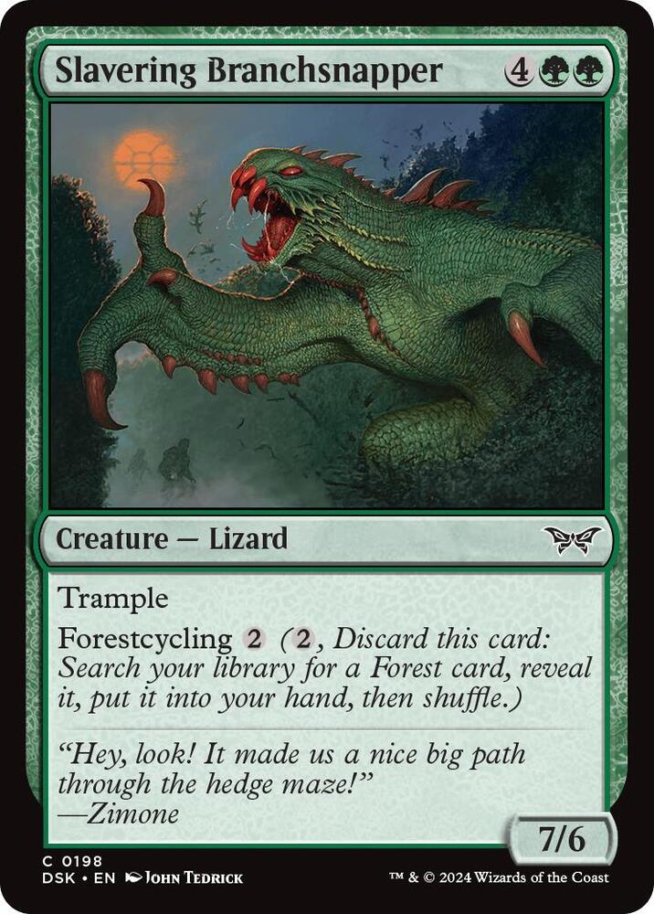Slavering Branchsnapper [Duskmourn: House of Horror] 198