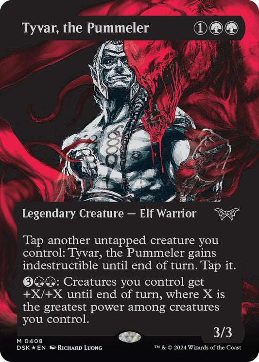 Tyvar, the Pummeler (Showcase) (Textured Foil) [Duskmourn: House of Horror] 408