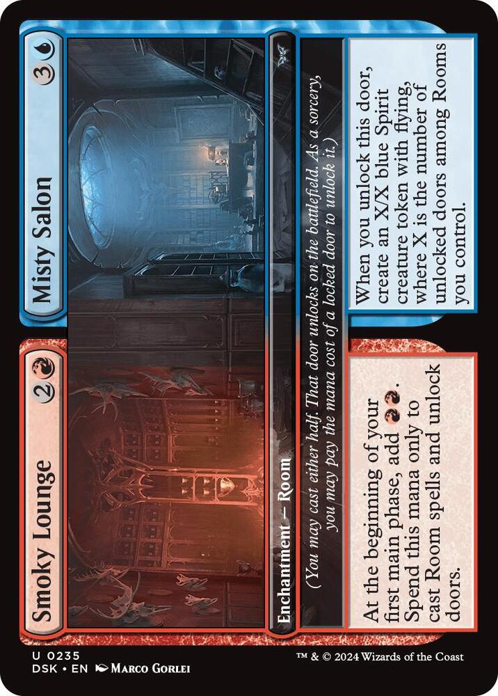 Smoky Lounge // Misty Salon [Duskmourn: House of Horror] 235