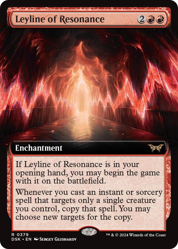 Leyline of Resonance (Extended Art) [Duskmourn: House of Horror] 379