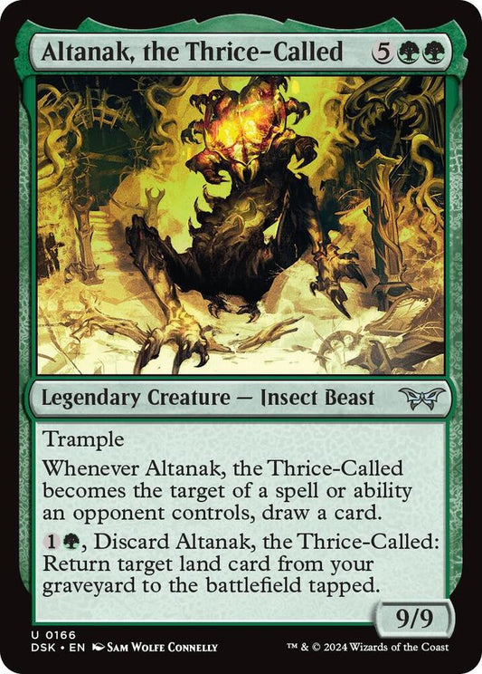 Altanak, the Thrice-Called [Duskmourn: House of Horror] 166