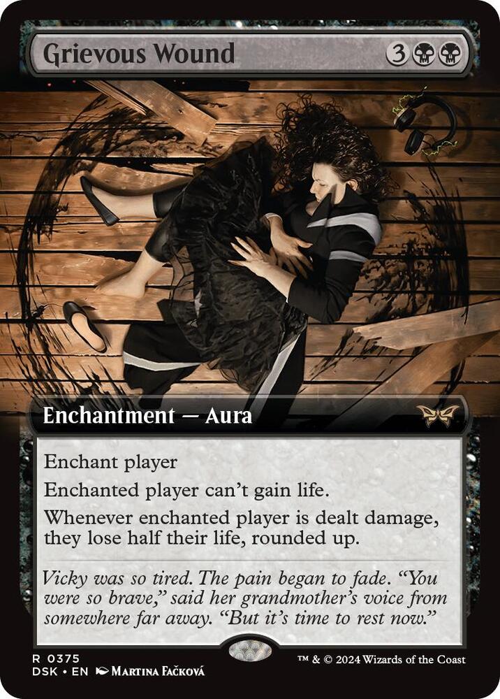 Grievous Wound (Extended Art) [Duskmourn: House of Horror] 375