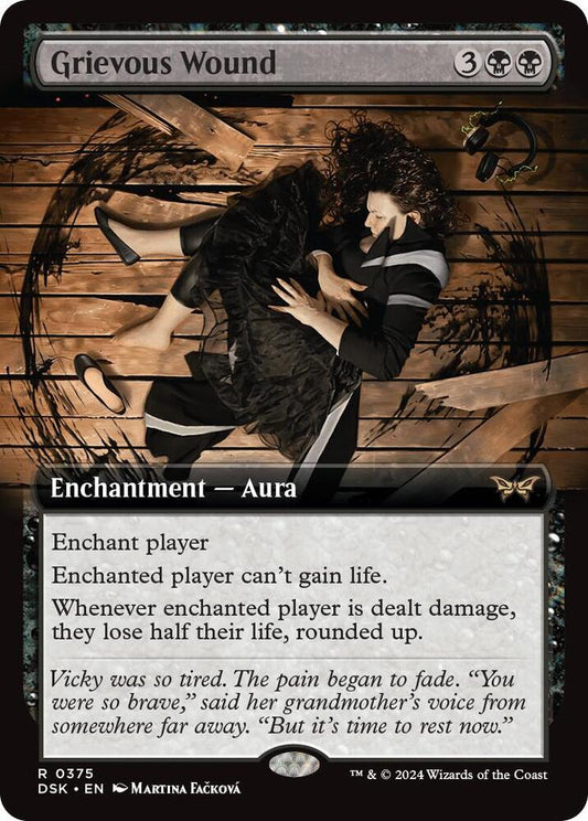 Grievous Wound (Extended Art) [Duskmourn: House of Horror] 375