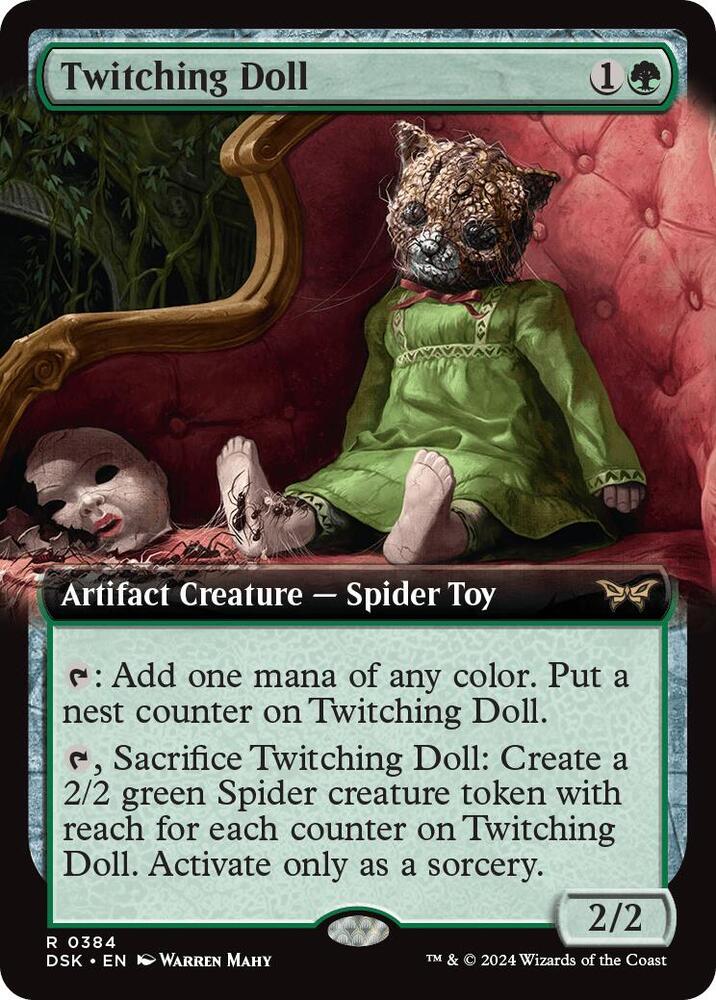 Twitching Doll (Extended Art) [Duskmourn: House of Horror] 384