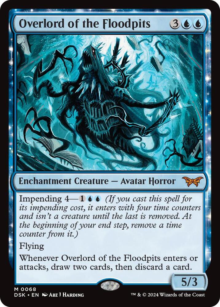 Overlord of the Floodpits [Duskmourn: House of Horror] 68