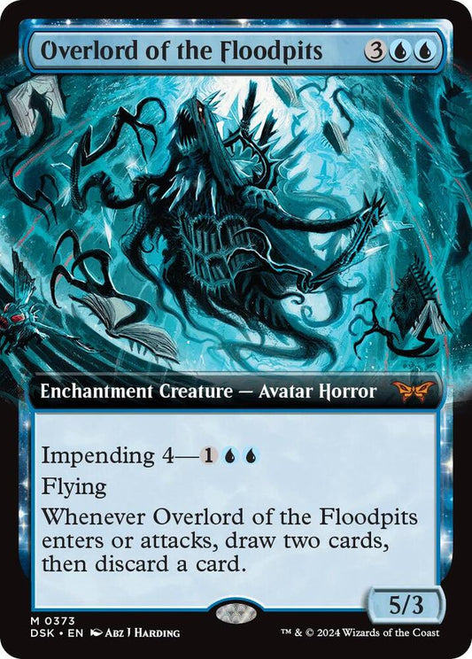 Overlord of the Floodpits (Extended Art) [Duskmourn: House of Horror] 373