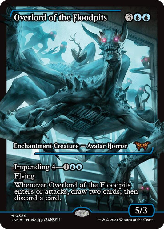 Overlord of the Floodpits (Showcase) [Duskmourn: House of Horror] 389