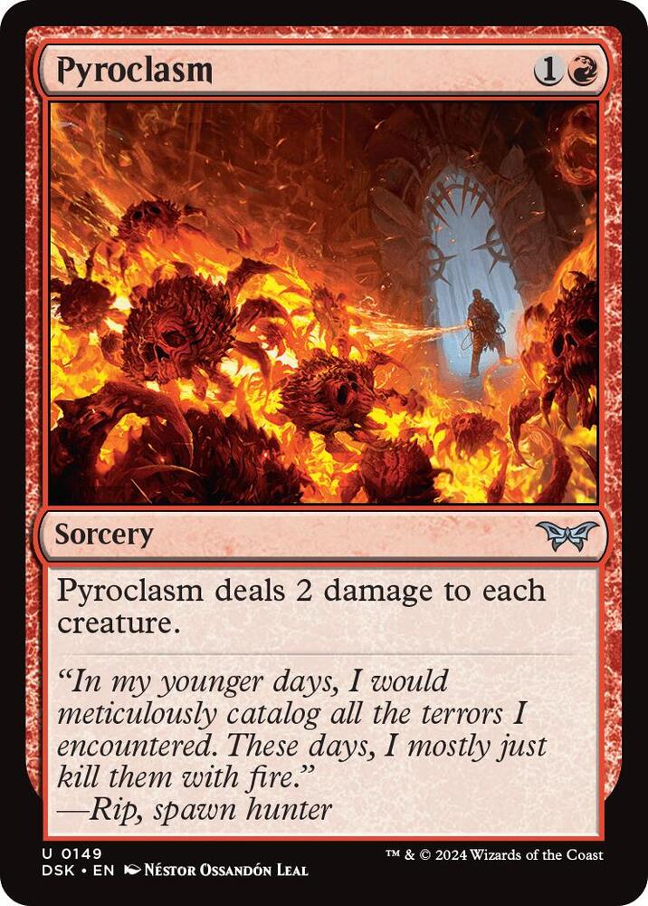 Pyroclasm [Duskmourn: House of Horror] 149