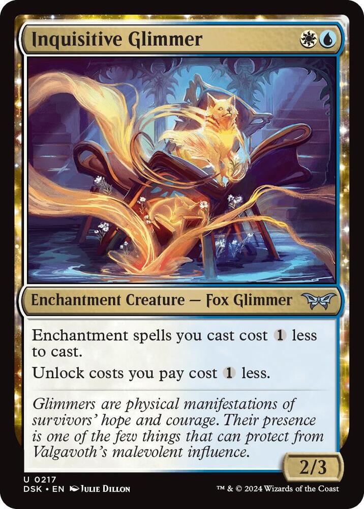 Inquisitive Glimmer [Duskmourn: House of Horror] 217