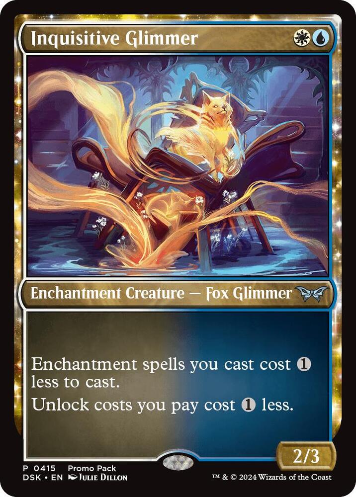 Inquisitive Glimmer [Promo Pack: Duskmourn: House of Horror] 415