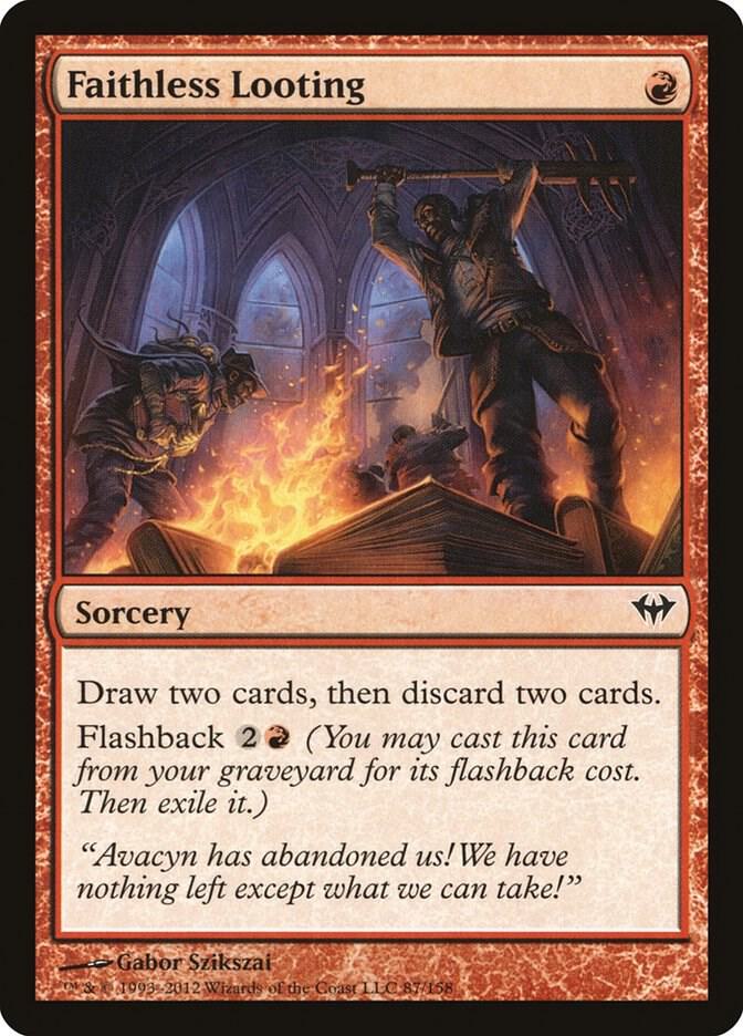 Faithless Looting [Dark Ascension] 87