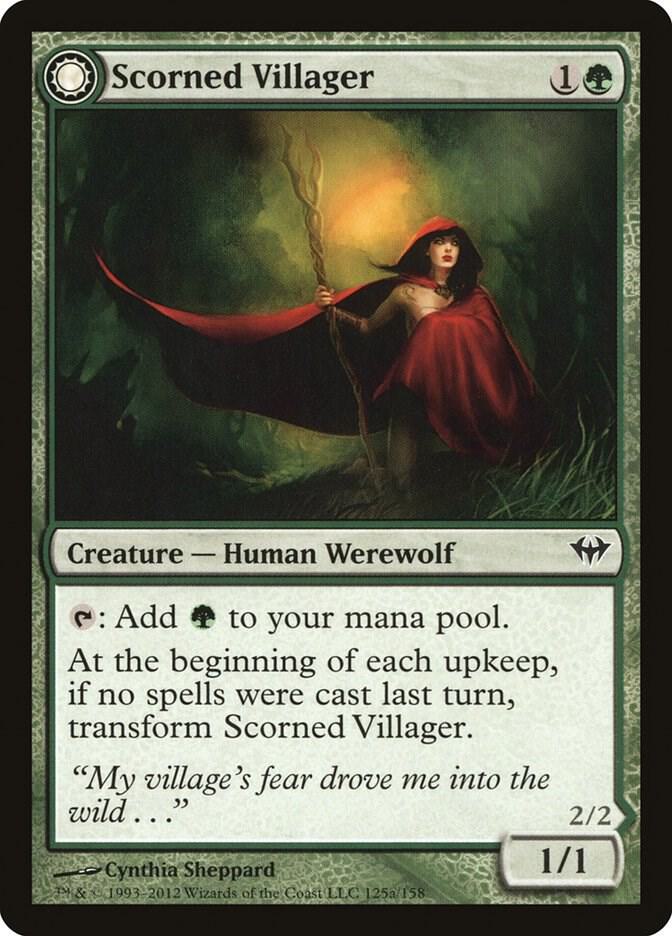 Scorned Villager [Dark Ascension] 125