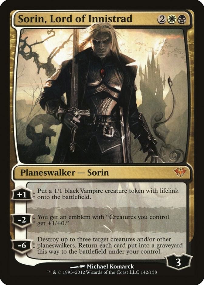 Sorin, Lord of Innistrad [Dark Ascension] 142