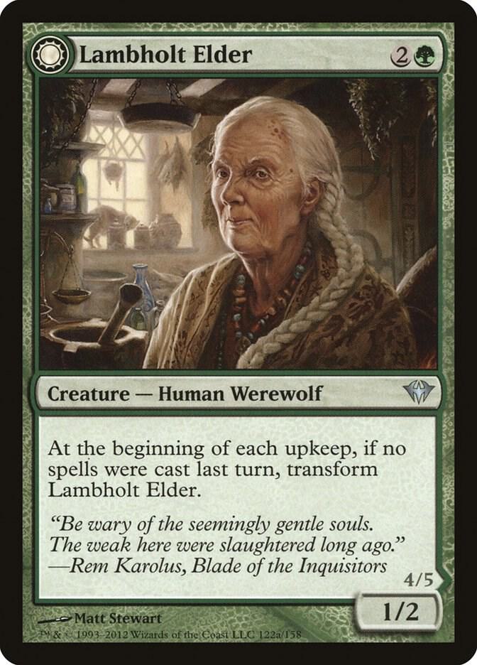 Lambholt Elder [Dark Ascension] 122