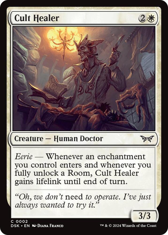 Cult Healer [Duskmourn: House of Horror] 2