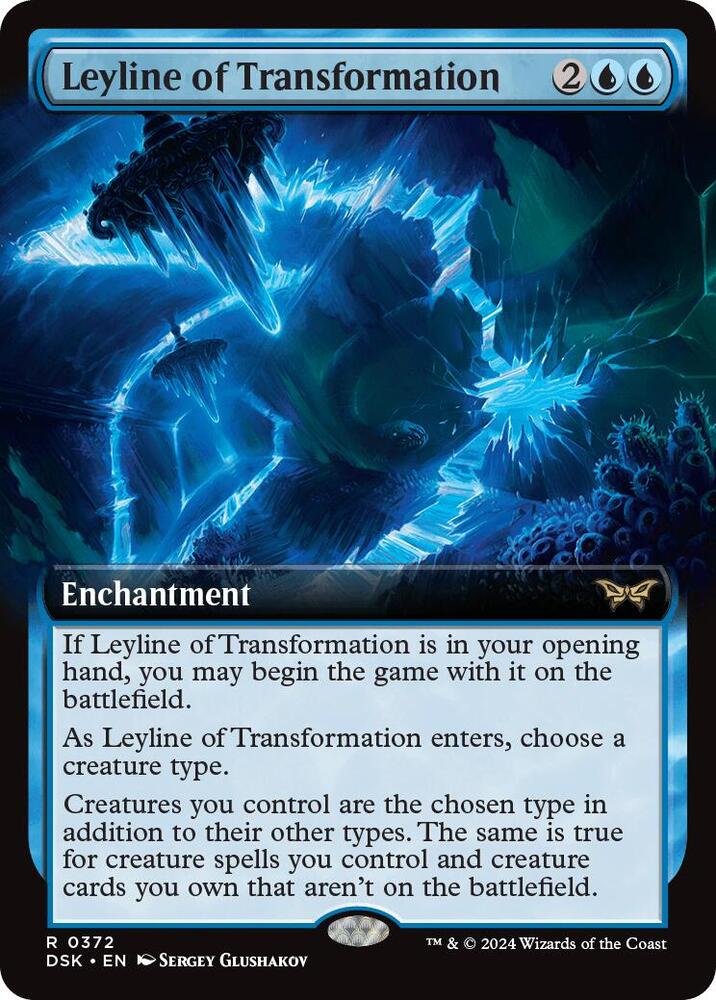 Leyline of Transformation (Extended Art) [Duskmourn: House of Horror] 372
